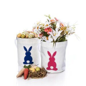 Sea Bags of Maine Blue Bunny Easter Bucket, NWT!